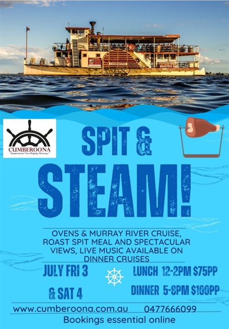 Spit & Steam on the P.S Cumberoona