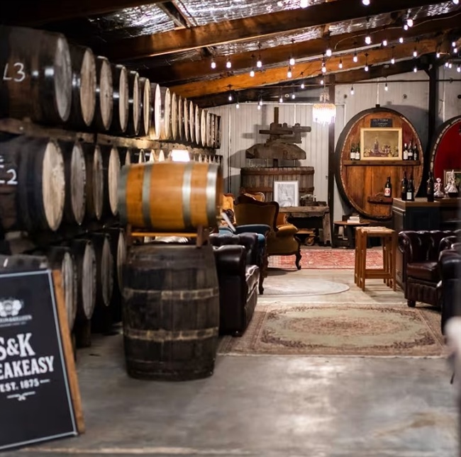 Blind Tasting in the S&K Speakeasy @ Stanton & Killeen Wines