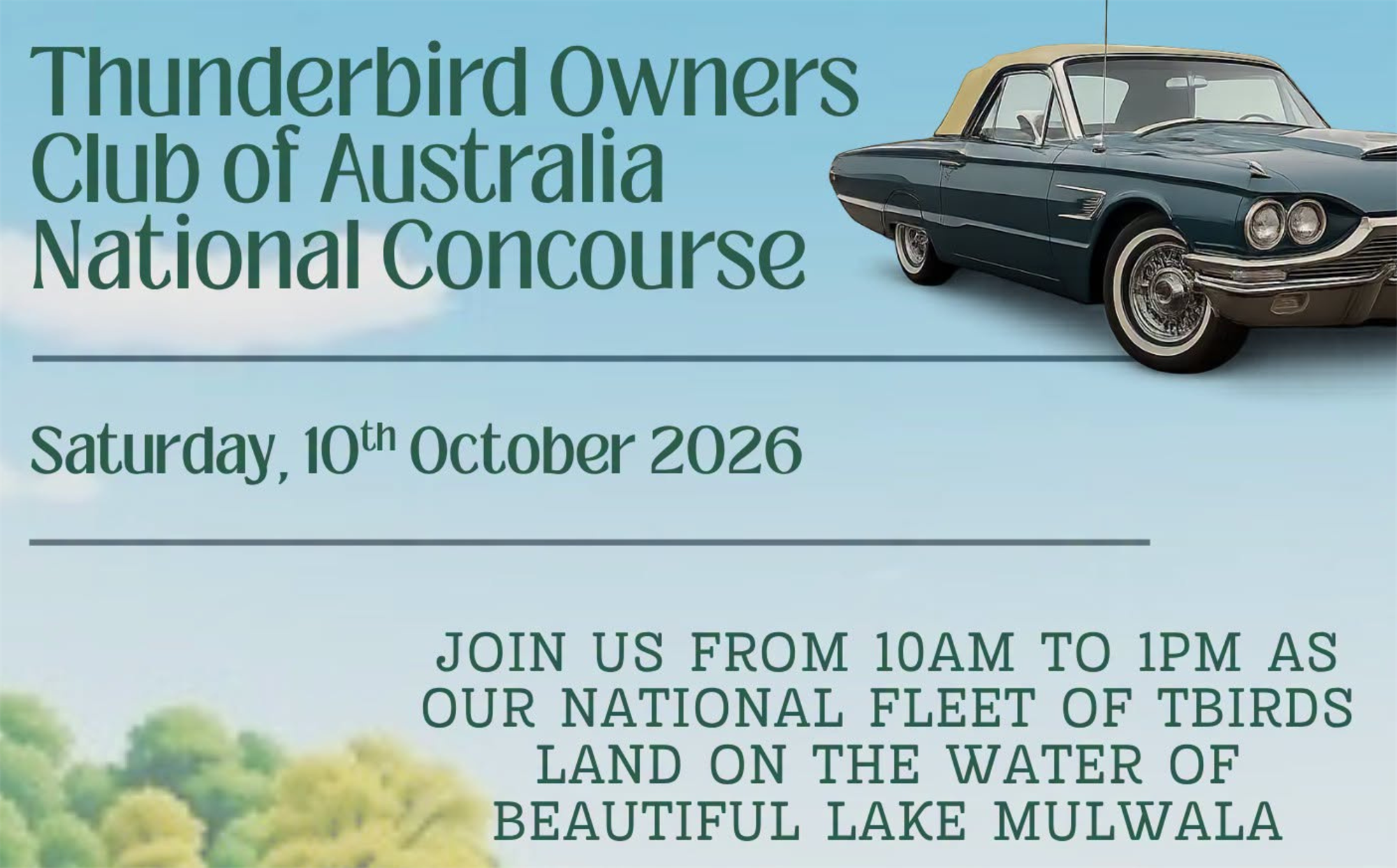 Thunderbird Owners of Australia Club - National Concourse